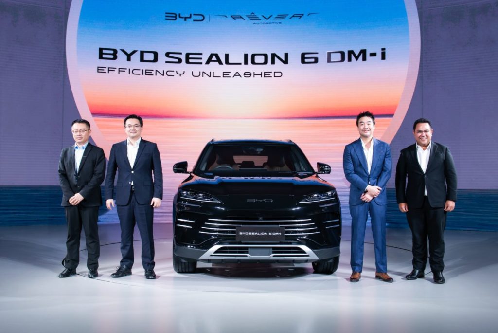 BYD ร่วมกับ เรเว่ ออโตโมทีฟ เปิดตัว BYD SEALION 6 DM-i Super Hybrid ประเดิมยนตรกรรม Plug-in Hybrid เอกสิทธิ์เฉพาะจาก BYD รุ่นแรกที่ผลิตในไทย