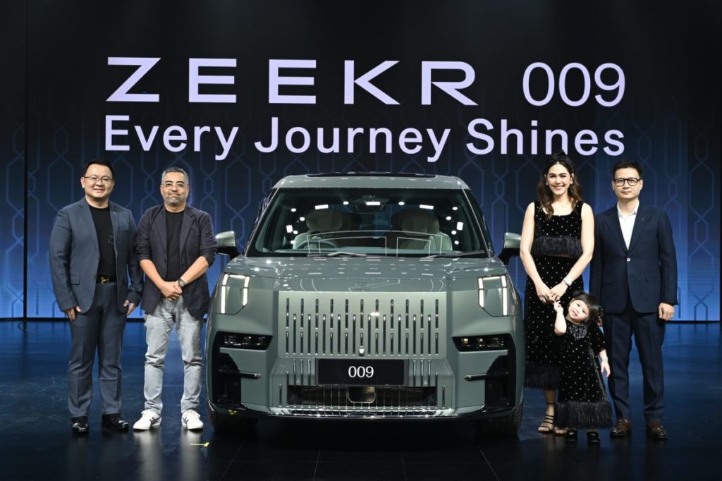 ZEEKR เปิดตัว “ZEEKR 009” เอ็มพีวีไฟฟ้าลักชูรี กับคอนเซ็ปต์ “Every Journey Shines” ผสานประสบการณ์ระดับเฟิร์สคลาสและนวัตกรรมสุดล้ำ พร้อมชมพู่ อารยา – น้องแอบิเกล