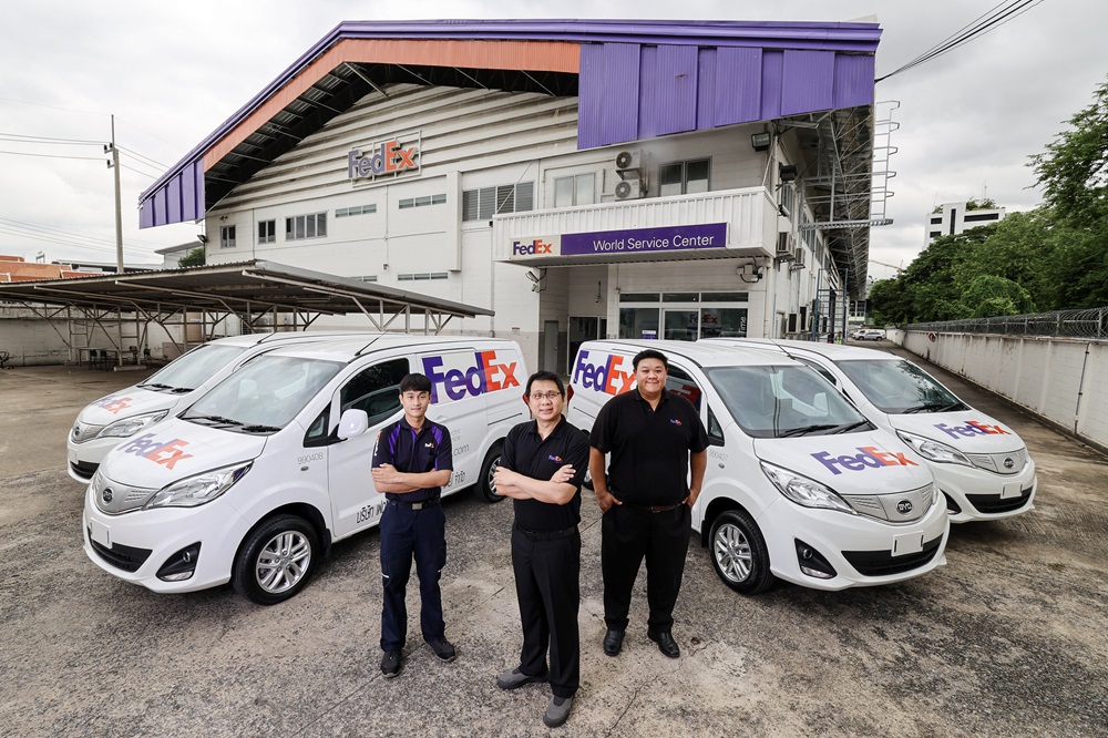 FedEx เร่งเครื่องสู่การขนส่งไร้มลพิษในไทย พุ่งเป้าความเป็นกลางทางคาร์บอน