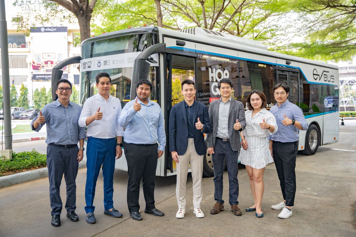 เปิดตัวรถโดยสารพลังงานไฟฟ้า ALLY HOP & GO EV Shuttle Bus